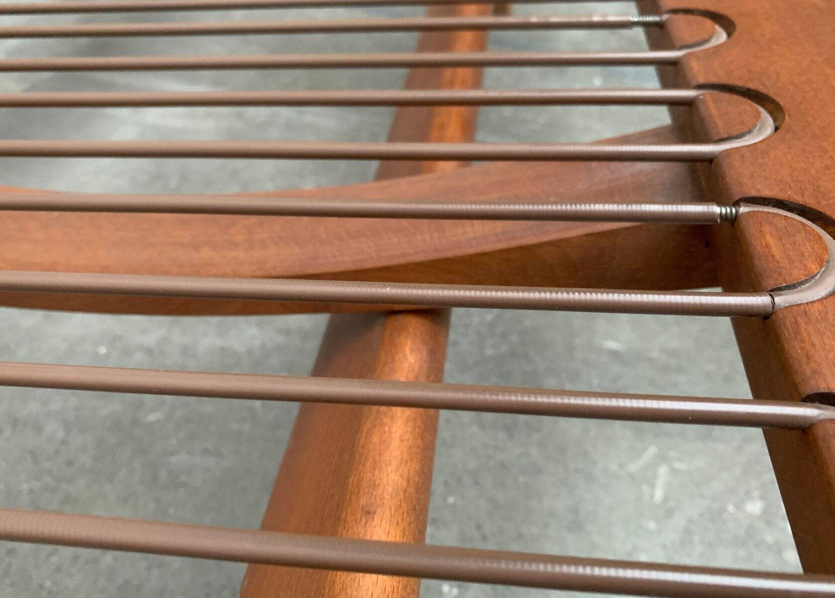 Mid-century minimalist teak canapé by Orla Mølgaard Nielsen for France & Søn / France & Daverkosen.