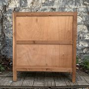 Vintage chest of drawers with compass feet, oak, original patina, 1950s