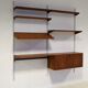 Vintage teak wall unit by Kai Kristiansen