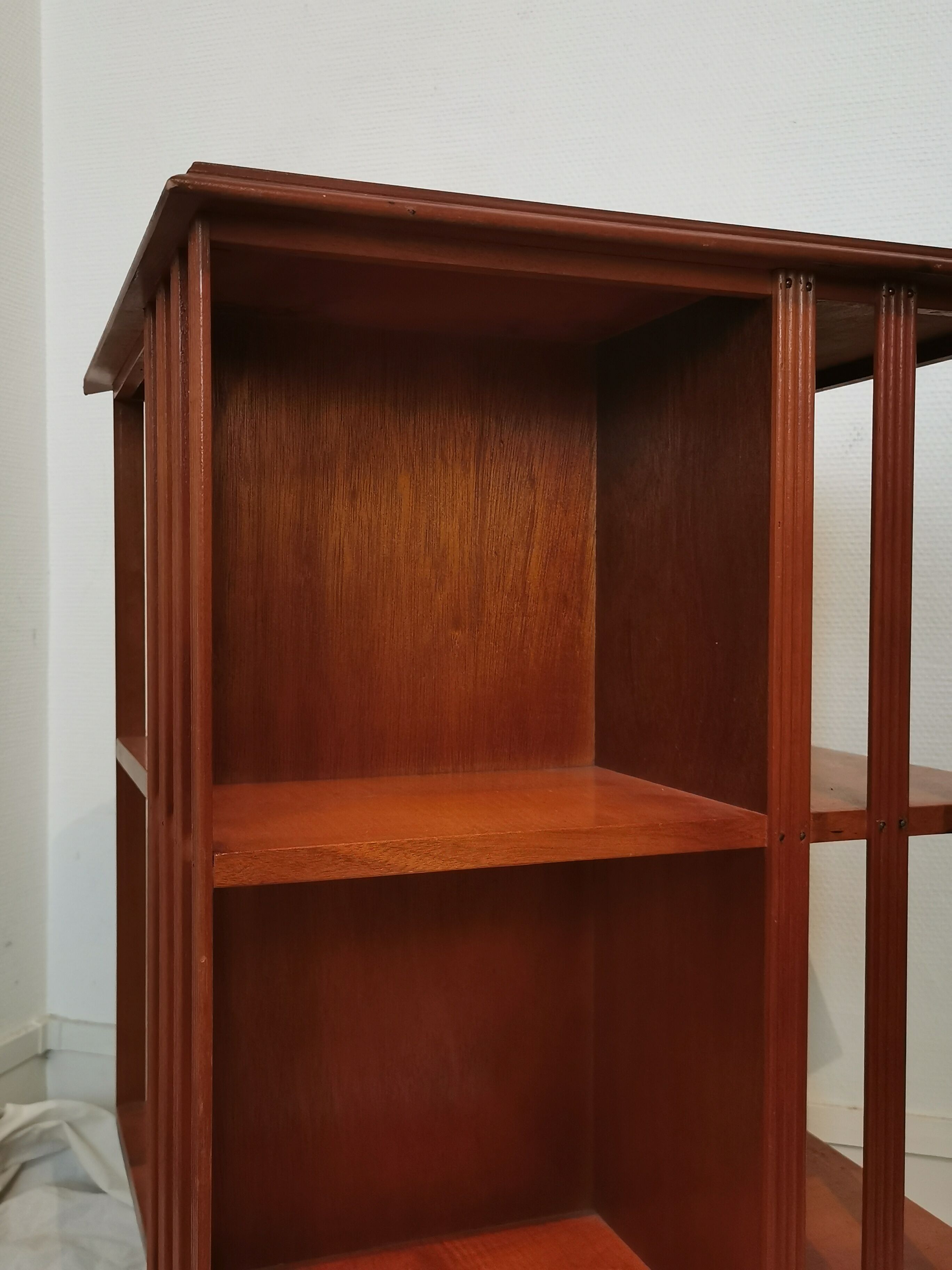 English revolving book case