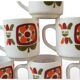 6 vintage mobile mugs