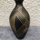 Vase art deco en dinanderie travail français vers 1930 1940