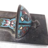 Cloisonne enamel cross stoup