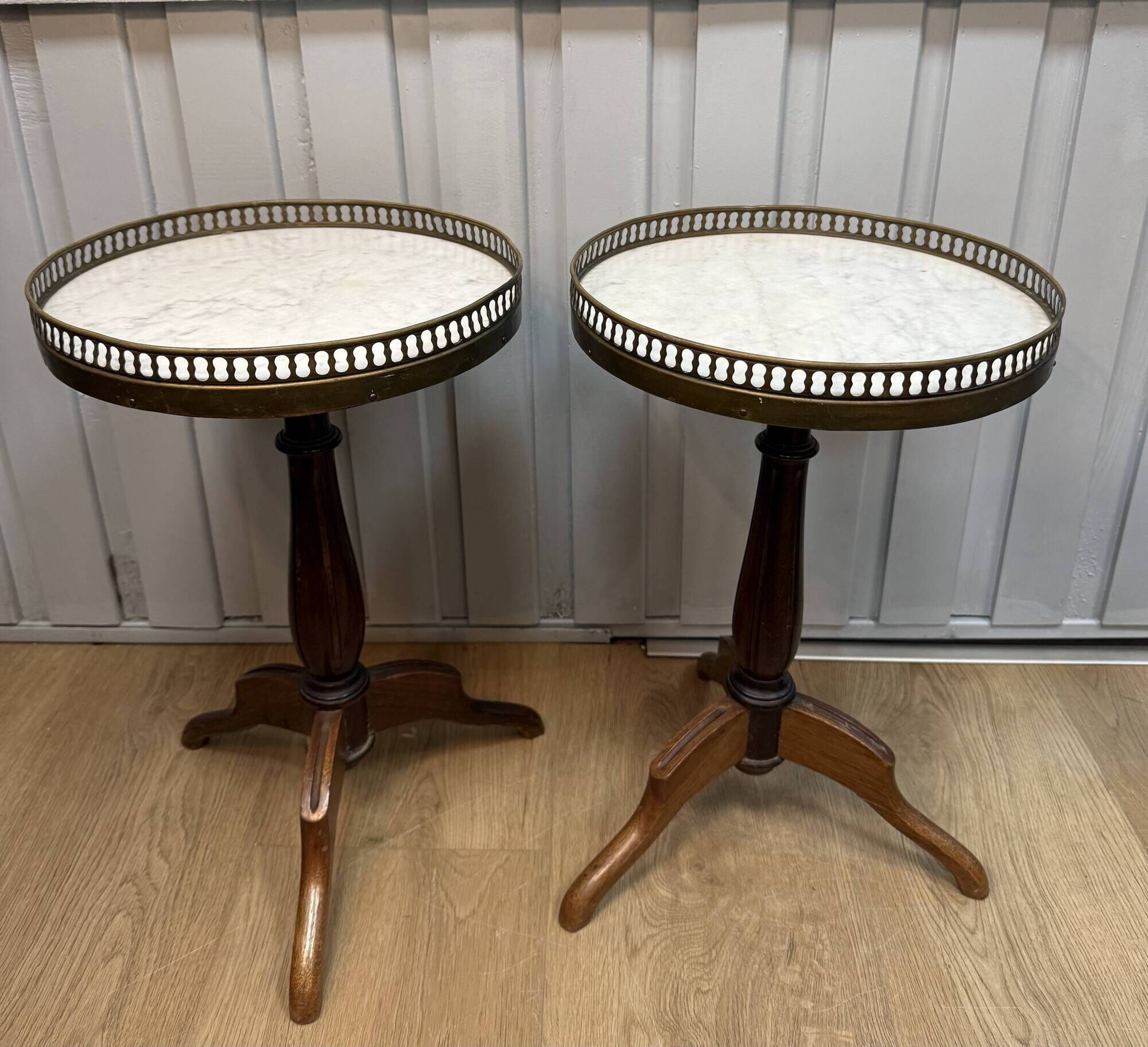 Pair of small side tables