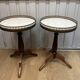 Pair of small side tables