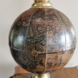 Vintage world-globe lamp foot