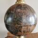 Pied de lampe vintage mappemonde