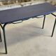 Double school desk with school bag holder