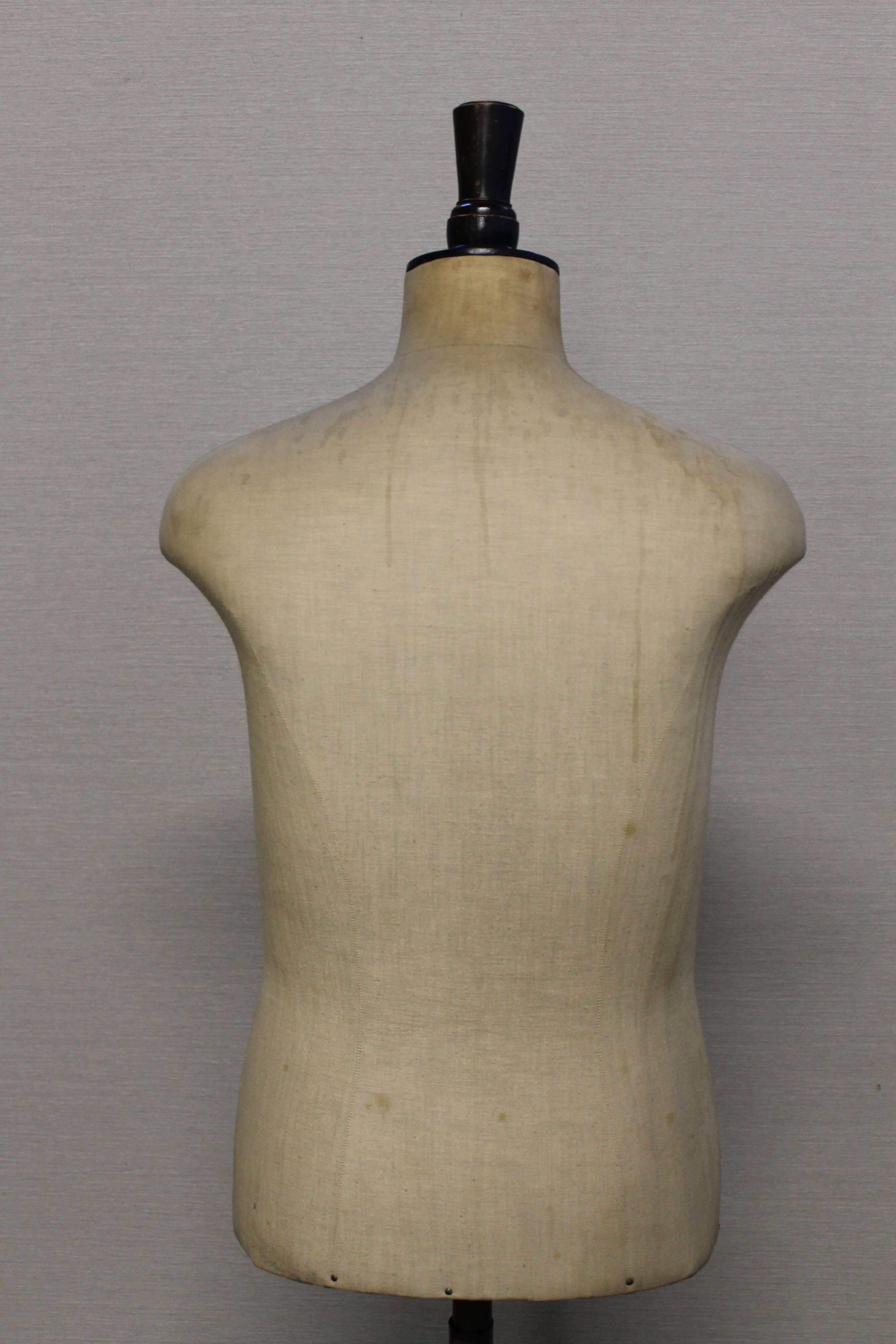 Man sewing mannequin