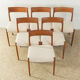 Chaises de salle à manger modèle 77 de Nils O. Møller