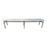 School bench from the 1950s, length 210 cm
