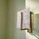 Murano glass modernist wall sconce lamp