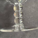 7 Baccarat Saint Hélier champagne glasses