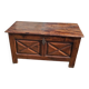 18th century carved oak wooden chest
