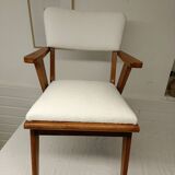 Set of 2 50s style chairs refurbished