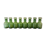 Lot of 8 vintage pharmacy bottles