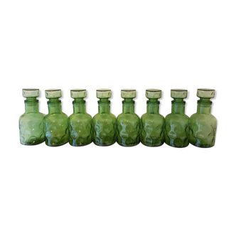 Lot of 8 vintage pharmacy bottles