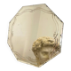 Vintage chiseled mirror