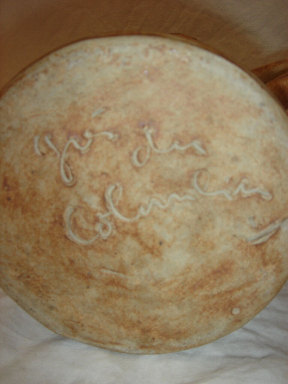 pitcher or pottery jug the doves Vallauris, 1950/60