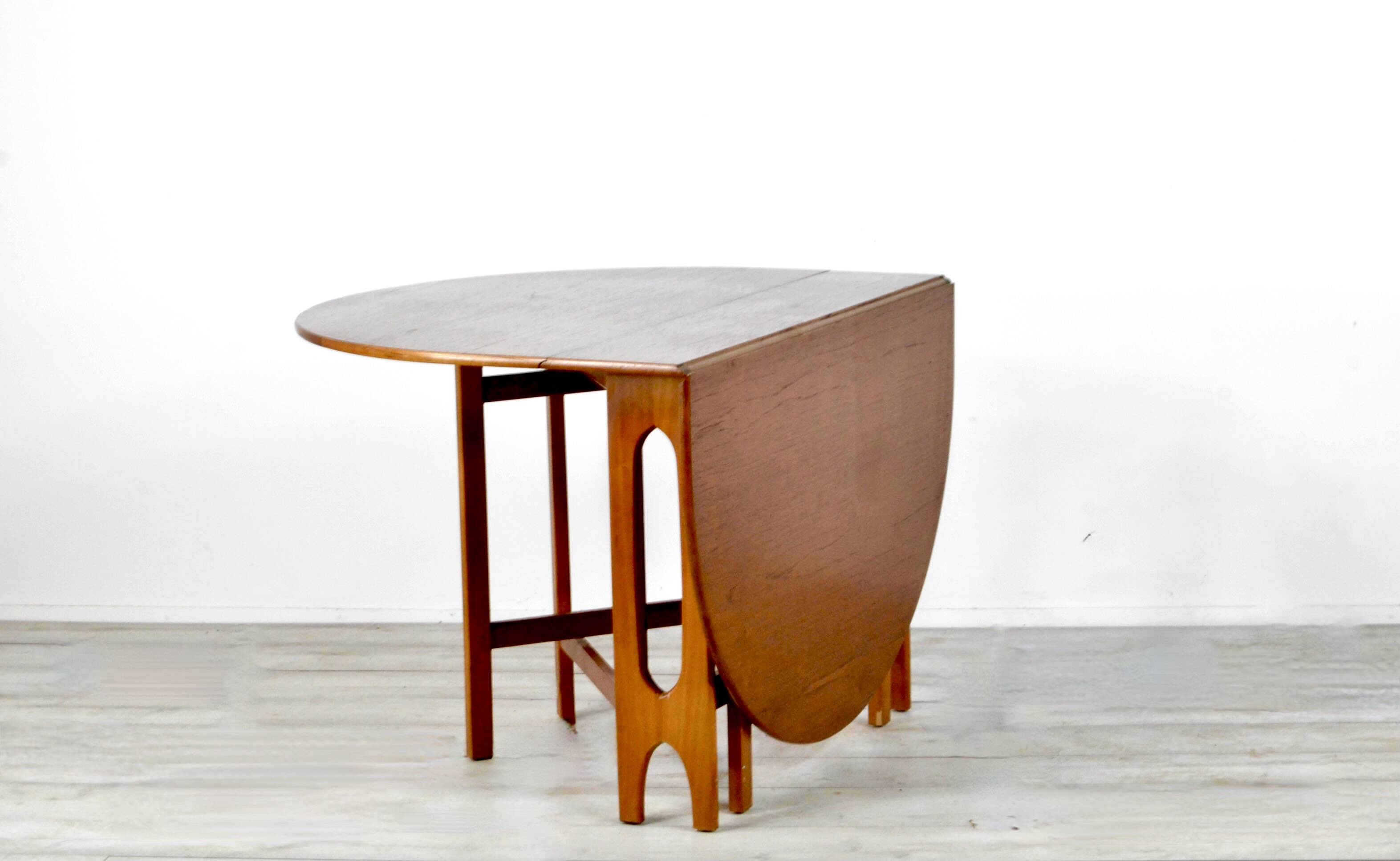 Vintage Jentique Drop Leaf Table. Delivery. Modern / Mid Century / Danish