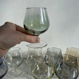 Coffret de 10 verres à Cognac de Luminarc en verre coloré