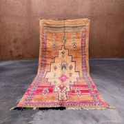 Colorful Boujad Moroccan rug - 369 x 176 cm