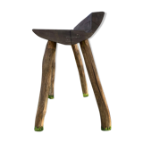 Primitive wooden butcher's ball
