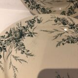 6 plates dessert linotte, Terre de Fer