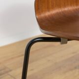 Ant Chair Model 3101 in Teak by Arne Jacobsen for Fritz Hansen, 1970s, Denm