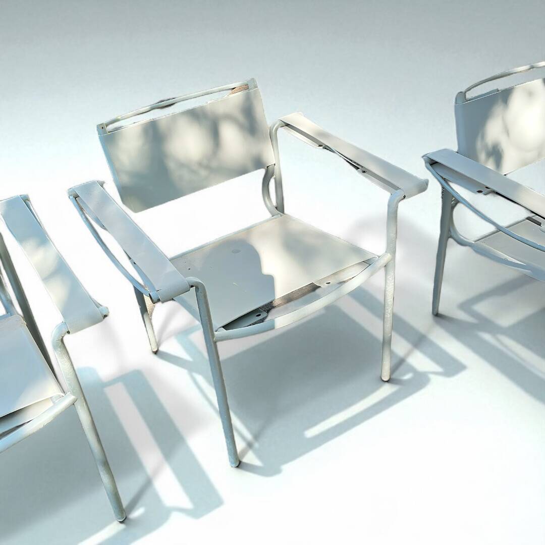 Lot de 4 fauteuils 109 Giandomenico Belotti pour Alias