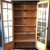 Old glass-enclosed Parisian wardrobe