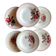 Mismatched plates l'Amandinoise