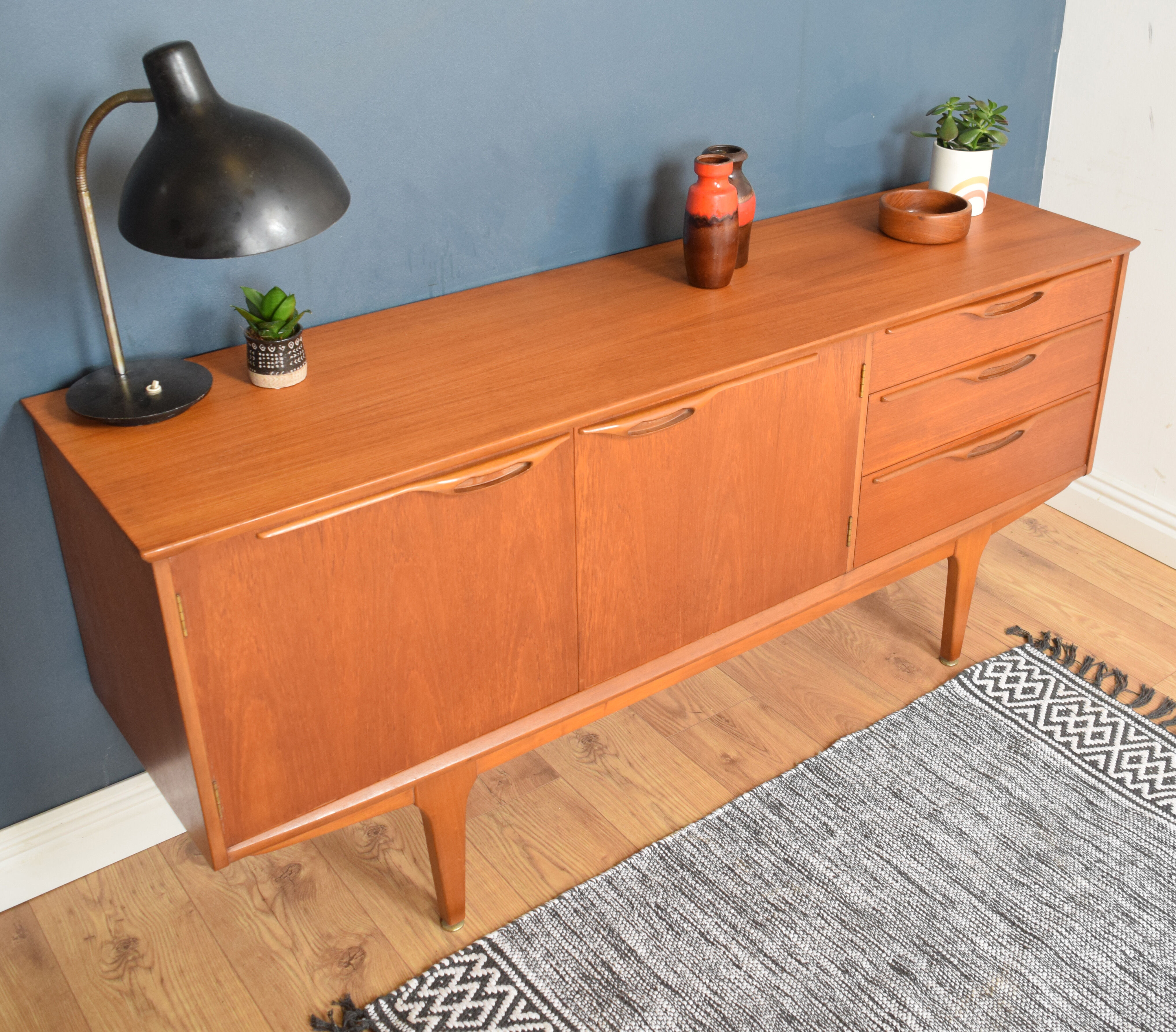 Restored Teak 1960s Short Jentique Classic Sideboard Cabinet