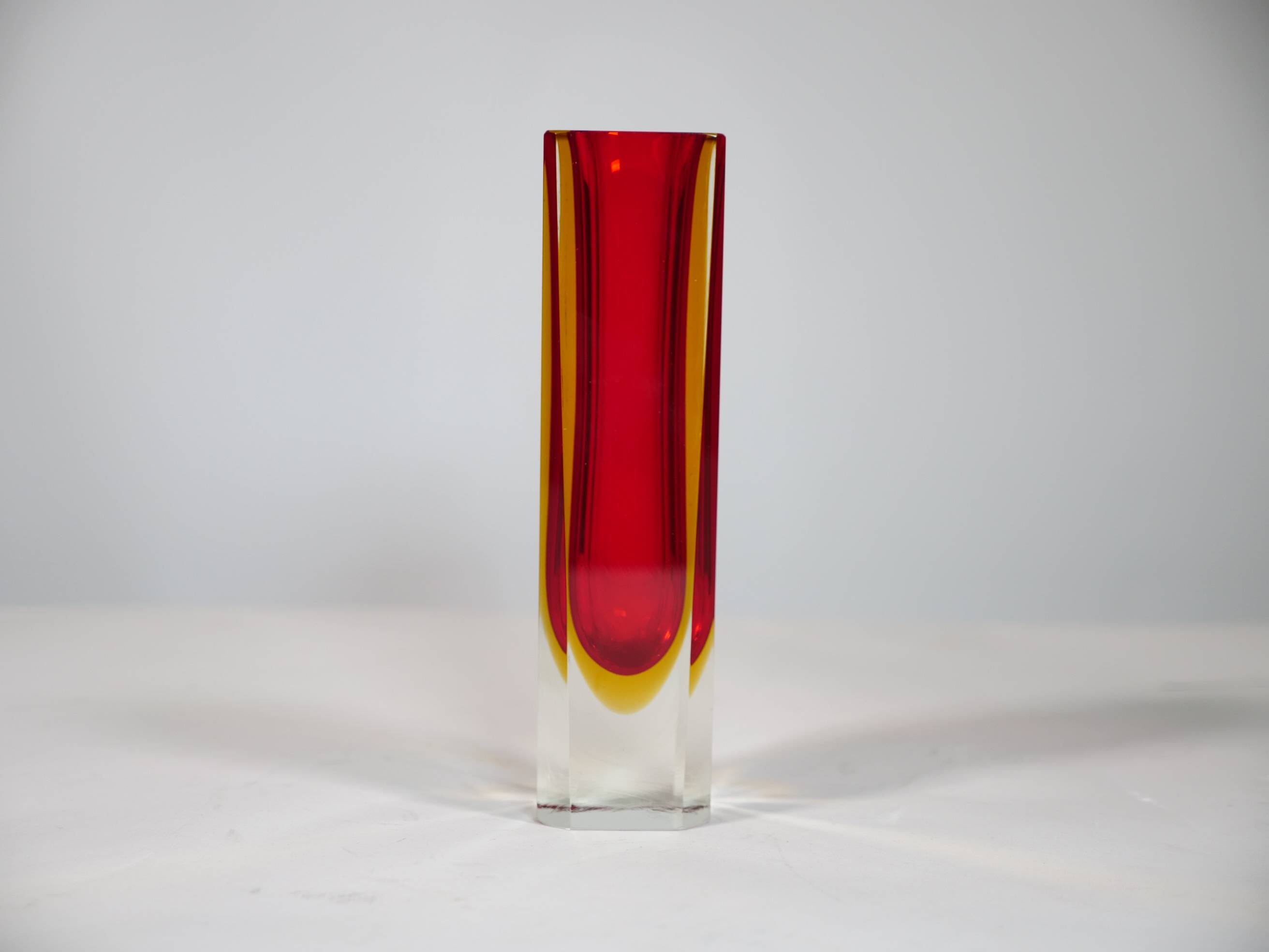 Mid-Century Glass Vase by Flavio Poli for Seguso, 1970s