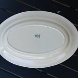 Oval dish Terre de Fer
