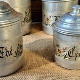 Série gigogne 6 pots épices années 40/50