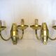 Pair of 1930s wall lights - art deco