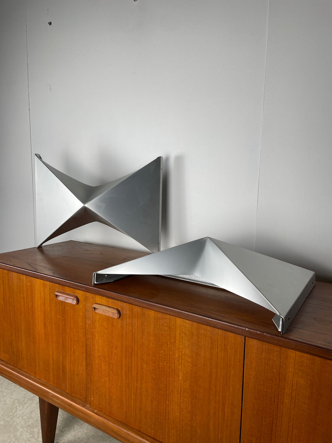 Pair of butterfly wall lamp 1970 Space age