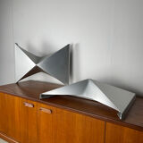 Paire d’applique papillon 1970 Space age
