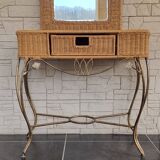 Rattan dressing table