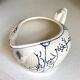 Pot à lait Boch La Louvière en faïence émaillée bleue, service "Copenhague" - années 1920-30