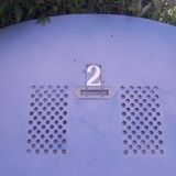 Antique H205xL103 curved iron gate door with mailbox