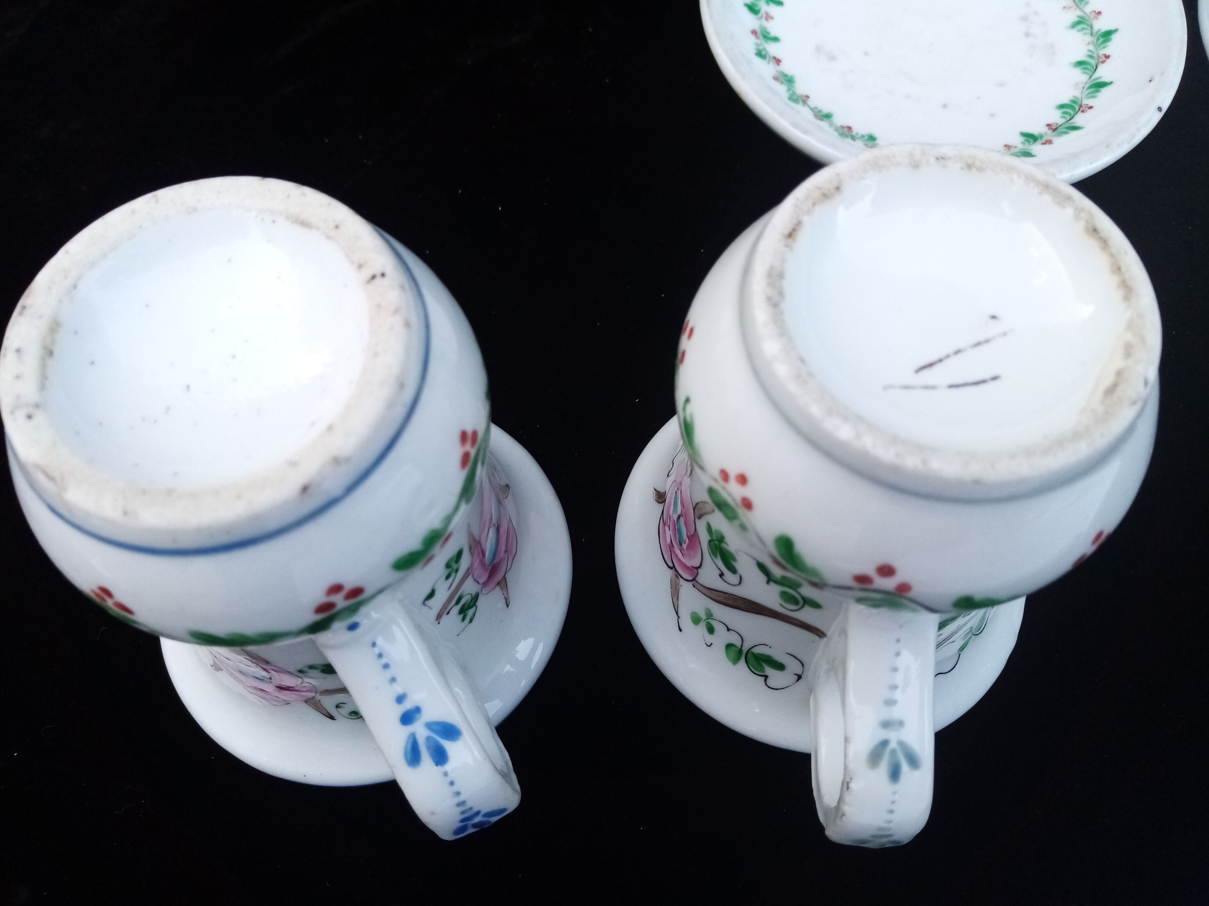 Pair of Napoleon III cups