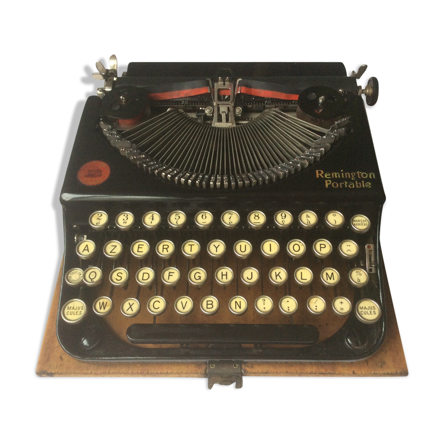 Machine à écrire ancienne Remington portable Selency