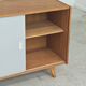 Yellow and grey U-452 sideboard by Jiri Jiroutek for Interier Praha 1960