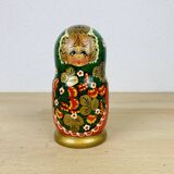 Russian doll Matryoshka painted wood