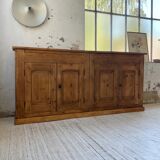 Row of pine loom furniture