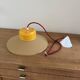 Vintage Danish design space age lamp in cool colour combination
