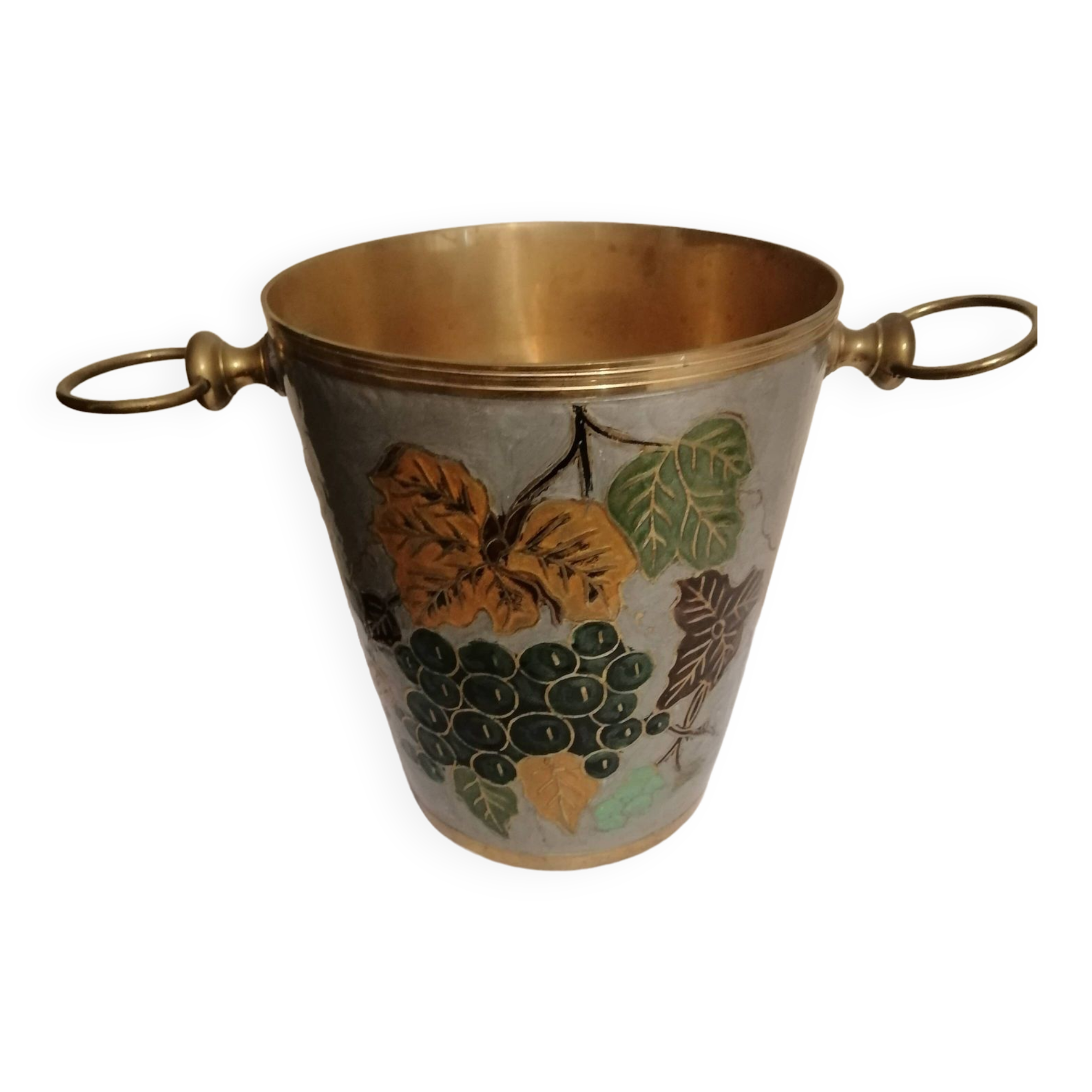 Vintage brass champagne bucket