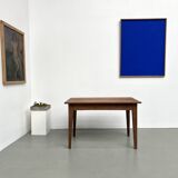 Solid walnut desk, 1950